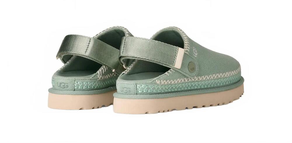 NEW UGG women's goldenstar meadow accent clog in artichoke - Picture 4 of 8